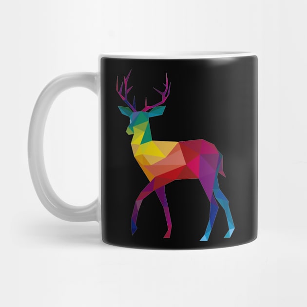 Deer Colorful by Mako Design 